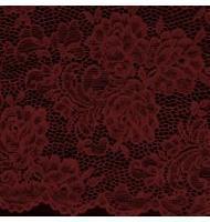 Scallop Cut Lace-712-400-Red Brown